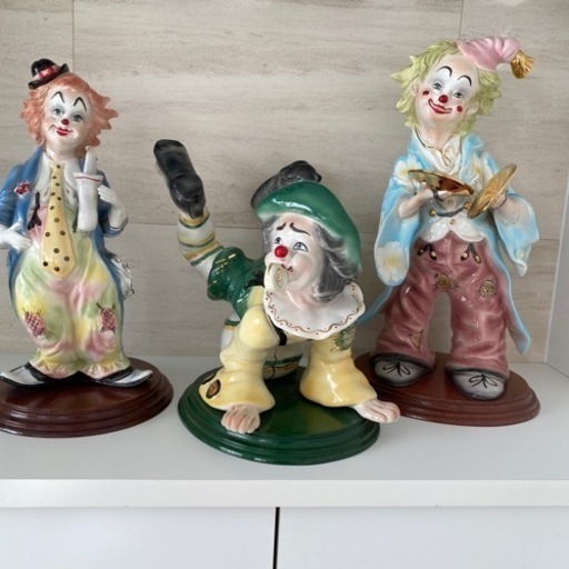 イタリア製ピエロの置物