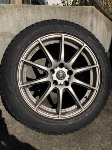 225/55-18　スタッドレスタイヤ、ホイール付き