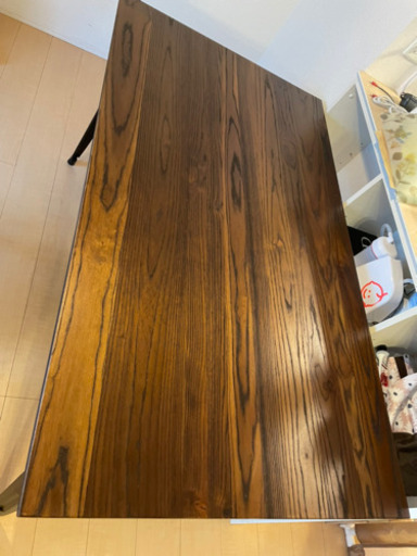 最終値下げ！木目ダイニングテーブルとチェア×4