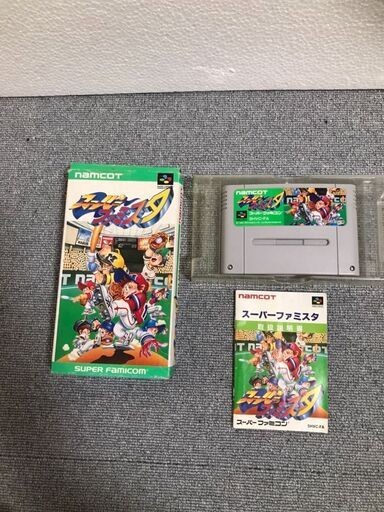 【ゲームセール!!箱取説付き!!起動確認済み!!】スーパーファミコンソフト　スーパーファミスタ2namcoナムコ任天堂/野球／レトロ