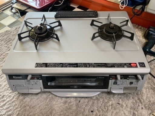 【リサイクルサービス八光　田上店　安心の保証１か月　配達・設置OK】リンナイ Rinnai RTS-M660VFTS-TR ガス テーブル 都市ガス コンロ　２０１１年製