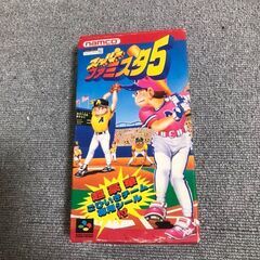 【ゲームセール!!箱取説付き!!起動確認済み!!】スーパーファミコンソフト　スーパーファミスタ５　namcoナムコ任天堂/野球／レトロの画像