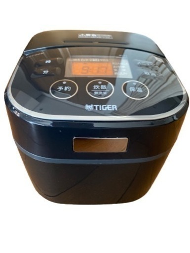 2016年製 タイガー IH炊飯ジャー(3合炊き) Kual tacook ブラック JKU-55E9/K(0115k)