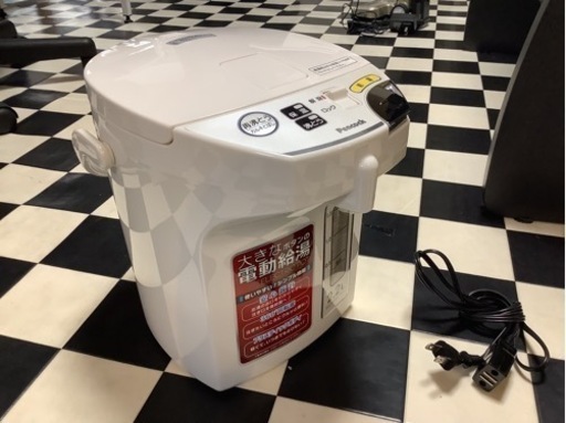 【リサイクルサービス八光　田上店　配達・設置OK】ピーコック Peacock WMJ-22-W [電動給湯ポット 2.2L ホワイト]