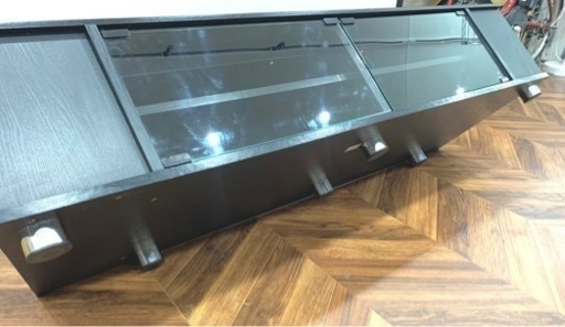 ★中古品　140センチ幅　テレビ台　テレビボード　黒