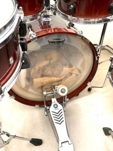 【引き取り限定】◆YAMAHA◆ドラムセット STAGE CUSTOM ADVANTAGE NOUVEAU ＋ Zildjian シン