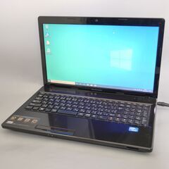 大容量HDD-750G 中古良品 ノートパソコン 15.6型 Lenovo レノボ G580 Celeron 4GB DVDマルチ 無線 Wi-Fi webカメラ Windows10 Office