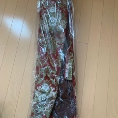 仮眠カーテン　花籠　赤