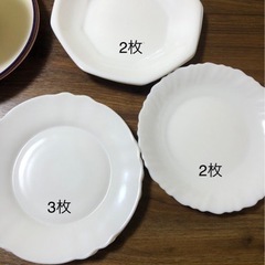 白皿　カレー皿　中皿　中鉢など20皿以上の画像