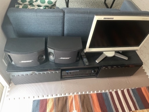 BOSEスピーカー　アンプ　テレビ　テレビ台セット