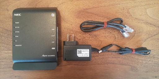 wifi5 無線LANルーター　NEC　ATERM　WG1200HS3