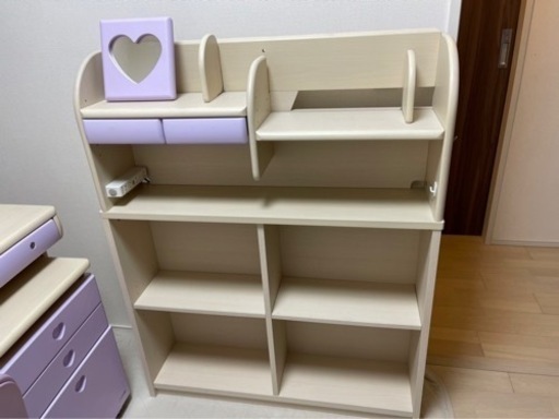 コイズミ　学習机 勉強机 美品　カラー デスク　充実セット　組み替え自由
