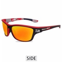 ※ケース無　Daiwa 偏光サングラス〈レッド〉の画像
