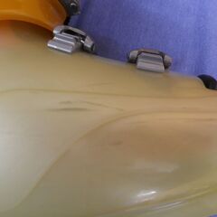 23.5-24.0cm スキーブーツ  KASTLE ケスレー FREEGLIDE イエロー×オレンジ アウトソール287mm  西岡店の画像