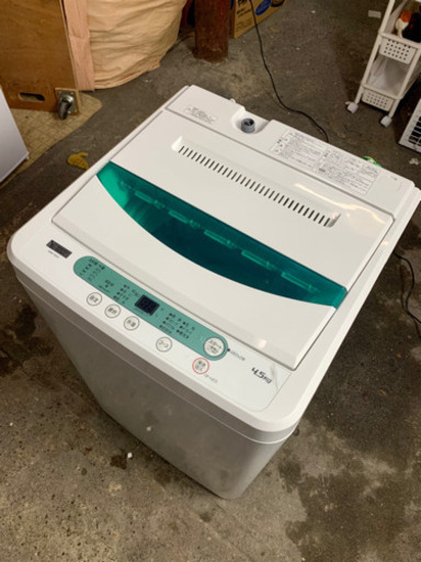 札幌市内配送無料 新生活応援セール 美品 19年製 YAMADA ヤマダ 全自動洗濯機 4.5kg YWM-T45G1