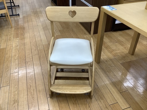 karimoku 学習机　袖机、イス、ブックシェルフ付き　ナチュラル　ボナシェルタ　幅110cm 高さ72cm 奥行60cm
