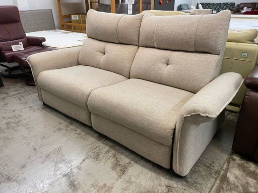 【愛品館 江戸川店】ニトリ 電動リクライニング３Pソファ ID:156-018311-007