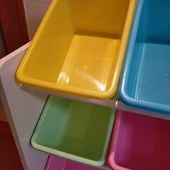 【交渉中】おもちゃ箱　おもちゃ 棚 収納 お片付け の画像