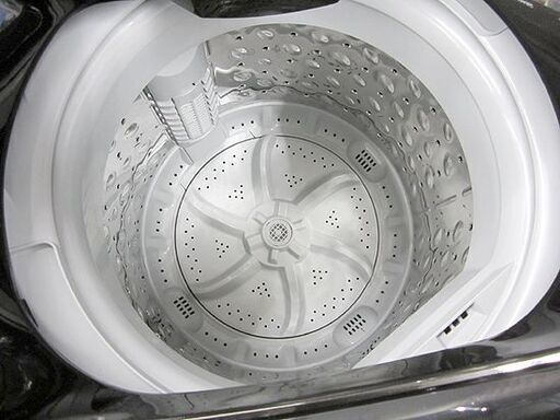 全自動洗濯機 6.0kg 2021年製 アイリスオーヤマ IAW-T603 ブラック ガラストップ仕様 幅約55.5㎝ 6kg 黒 札幌 北20条店