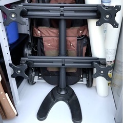 🏵値下げ🏵モニター4画面 スタンド式 PC 液晶ディスプレイ(美品)