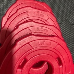 ダンベル 10kg×2個セット ポリエチレン 可変式の画像