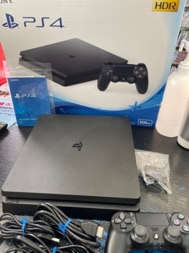 【美品】ps4 PlayStation 4 ジェット・ブラック 500GB (CUH-2200AB01) 2022/01/15
