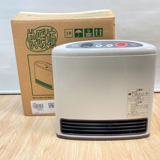 ✨期間限定・特別価格✨リンナイ／Rinnai ガスファンヒーター 2002年製  RC-155E モルトベージュ 中古家電