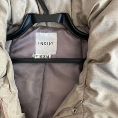 インディヴィ　ショートスタンドカラーコート　の画像