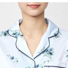 [3/14]40%off GU サテンパジャマ 長袖 フラワー