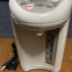 中古　電気ポット　ZOJIRUSHI CD-JM30の画像