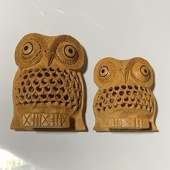 アジアン　梟 フクロウ　置物