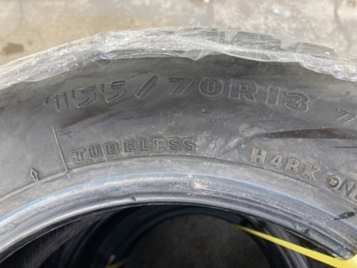 スパイクタイヤ★9分山 GOODYEAR ULTRA GRIP 670 155/70R13 75Q 4本