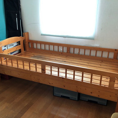 2段ベッド　木製