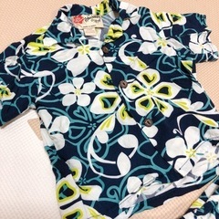 着用あり　アロハシャツ　セットアップ　ハワイの画像