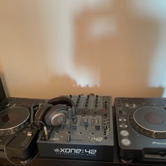 Pioneer CDJ-1000MK3/Allen&heath xone42/Fostex nf-01a speakerセットの画像