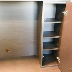 ブラウン🌟壁面収納タイプ😻TV台🌟TVボード😃清掃済😃の画像