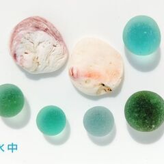 🔘竜宮シーグラス Ｐ（５個セット）