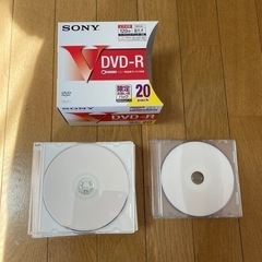 未使用のDVD-R 15枚　DVD-RW３枚の画像