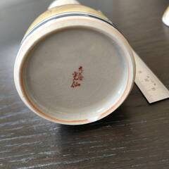 九谷焼の徳利と御猪口のセットの画像