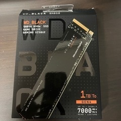 WESTERN　DIGITAL　M.2 SSD 1TB ヒートシンク付き