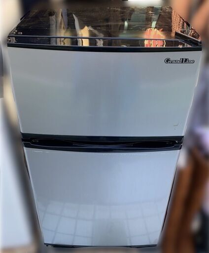 エスキュービズム 90L 冷蔵庫 AR-90L02SL 2017年製 C030