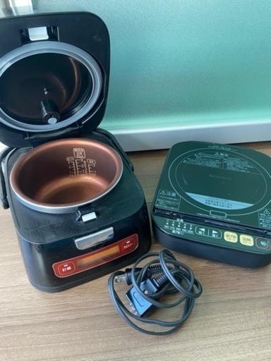 アイリスオーヤマ 炊飯器 IH 3合 銘柄量り炊き カロリー計算機能付き 米屋の旨み レッド RC-IA32-R
