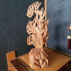 🌺最終値下げ🌺大型57cm仏教工芸品 急げ格安貴重🌺総楠製