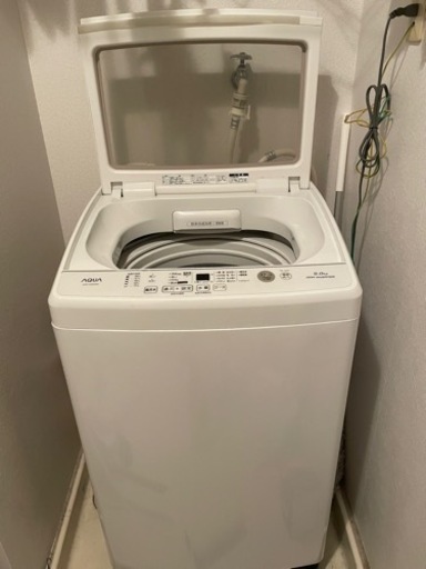 洗濯機　AQUA 9.0kg  2/18引渡し　2018年製
