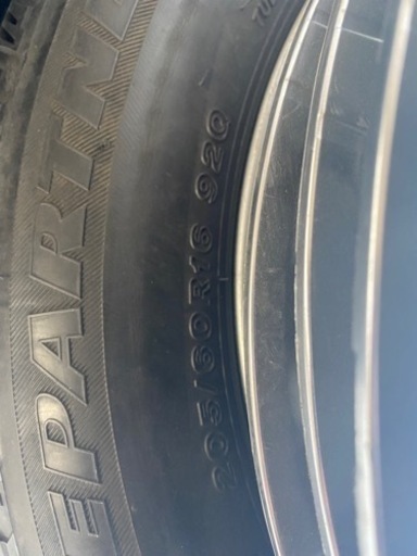 スタッドレスタイヤ　アルミホイール　トヨタ純正　205/60R16