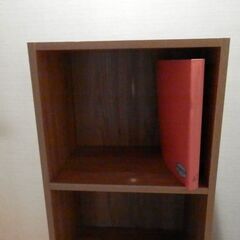 カラーボックス木目の画像