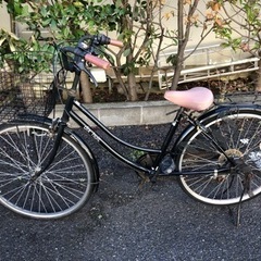 ママチャリ黒の中古が安い！激安で譲ります・無料であげます