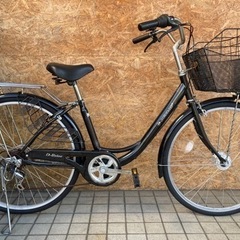 DUNLOP ダンロップ D-Brise 26インチ 黒 6段ギ...
