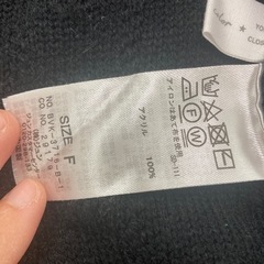 visカーディガン　フリーサイズの画像