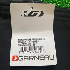 GARNEAU ロードバイク アームウォーマー S.SSサイズの画像